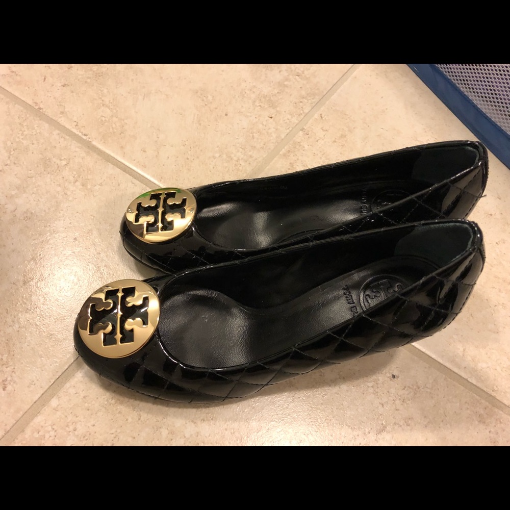 Leather Tory Burch flat